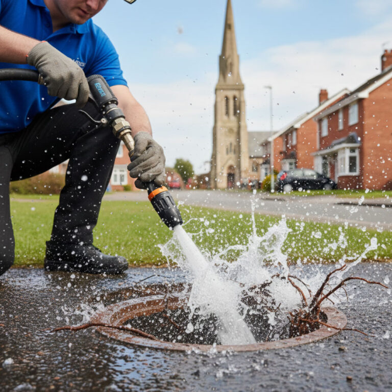 Tree Root Removal from Drains Poulton-le-Fylde FY6